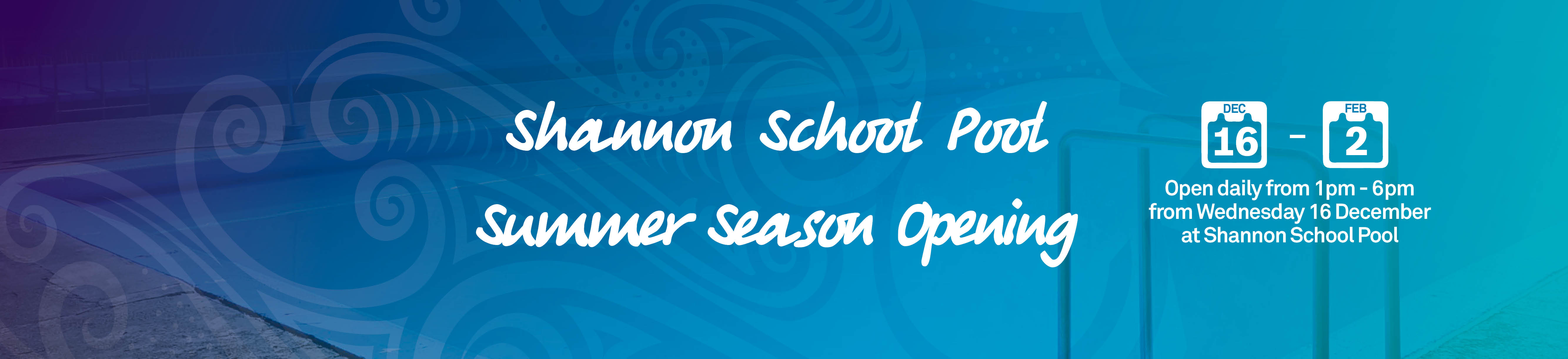 Shannon Pool Home - Aquatics Horowhenua